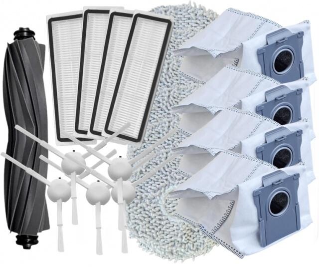 20ks HEPA filtry, kartáče, mopy a sáčky pro DREAME L10s Plus, L10s+ RLL42SD sada