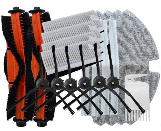 17ks Kartáče, mopy a HEPA filtry pro MOVA M1