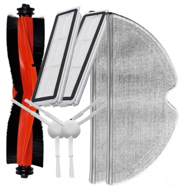 7ks HEPA filtry, kartáče a mop pro DREAME D9 Pro, D9 Max, D9 Mistral, F9 Pro, L10 Pro