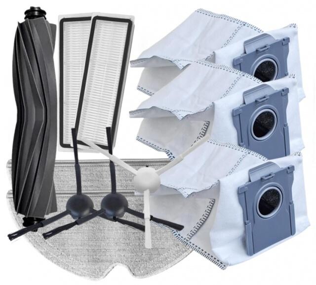 11ks HEPA filtry, kartáče, mopy a sáčky pro MOVA S10+/S10 Plus