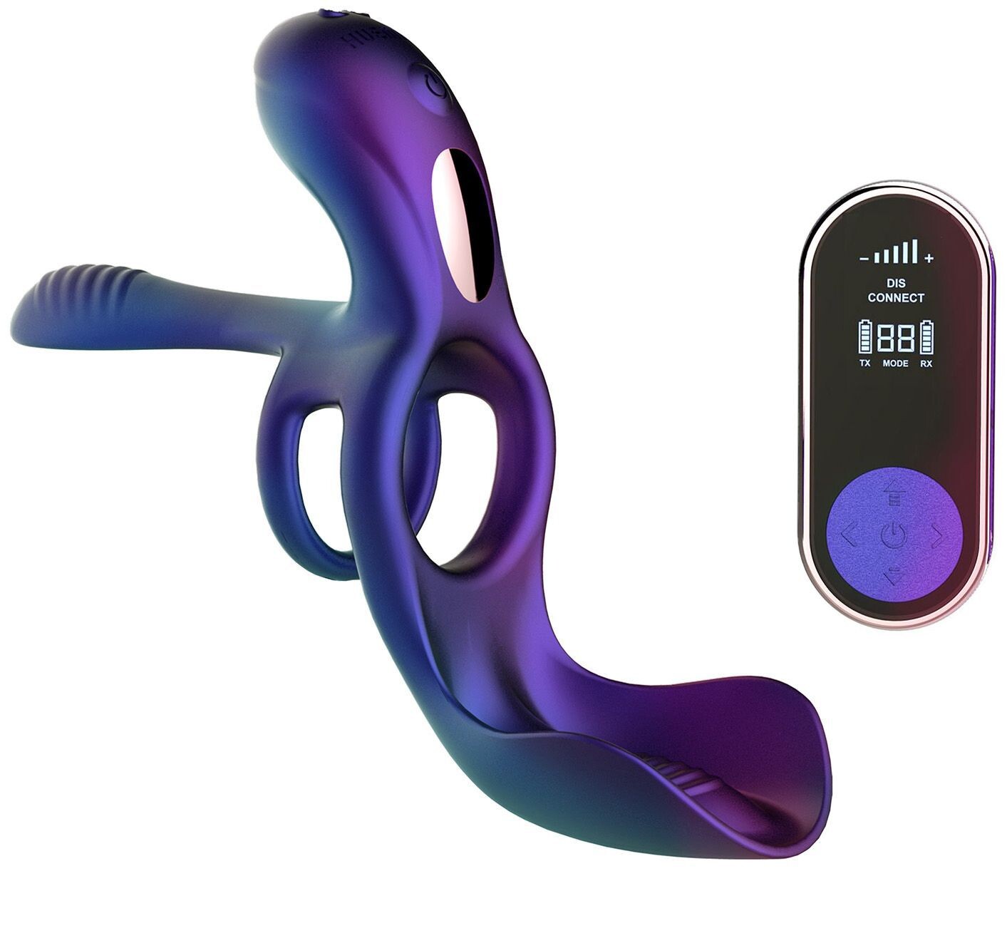 Hueman Vibrační erekční kroužek (+ dálkový ovladač) Zenith - Hueman