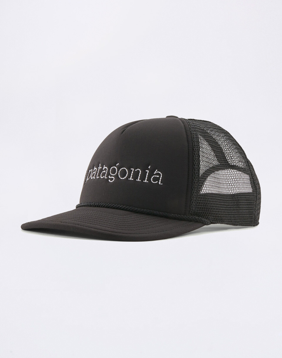 Patagonia Broadcaster Hat Strata Text: Black