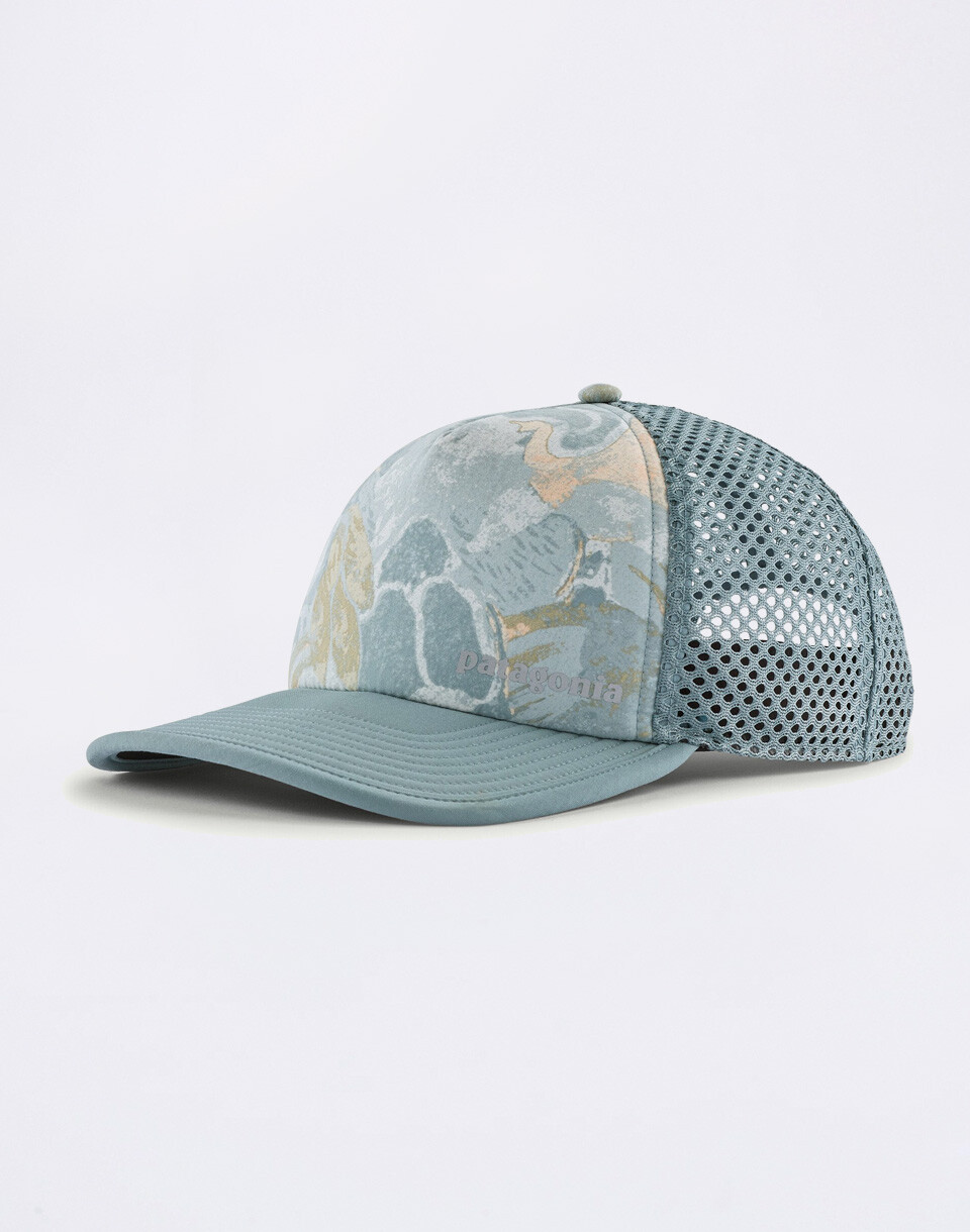 Patagonia Duckbill Trucker Hat Moon Tripper: Virtually Blue