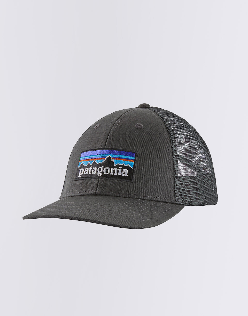 Patagonia P-6 Logo LoPro Trucker Hat Forge Grey