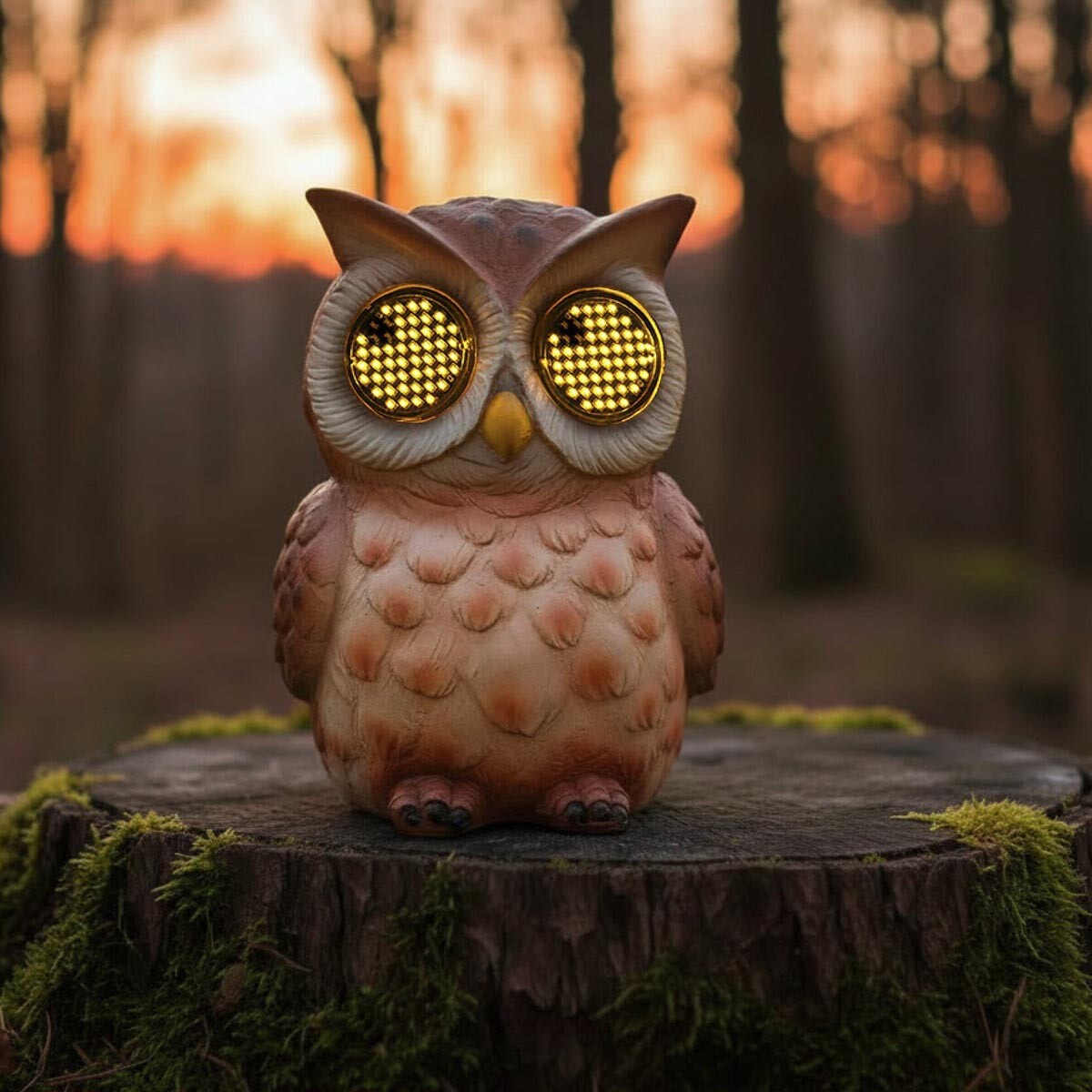 WENKO LED Solární zahradní soška Sova