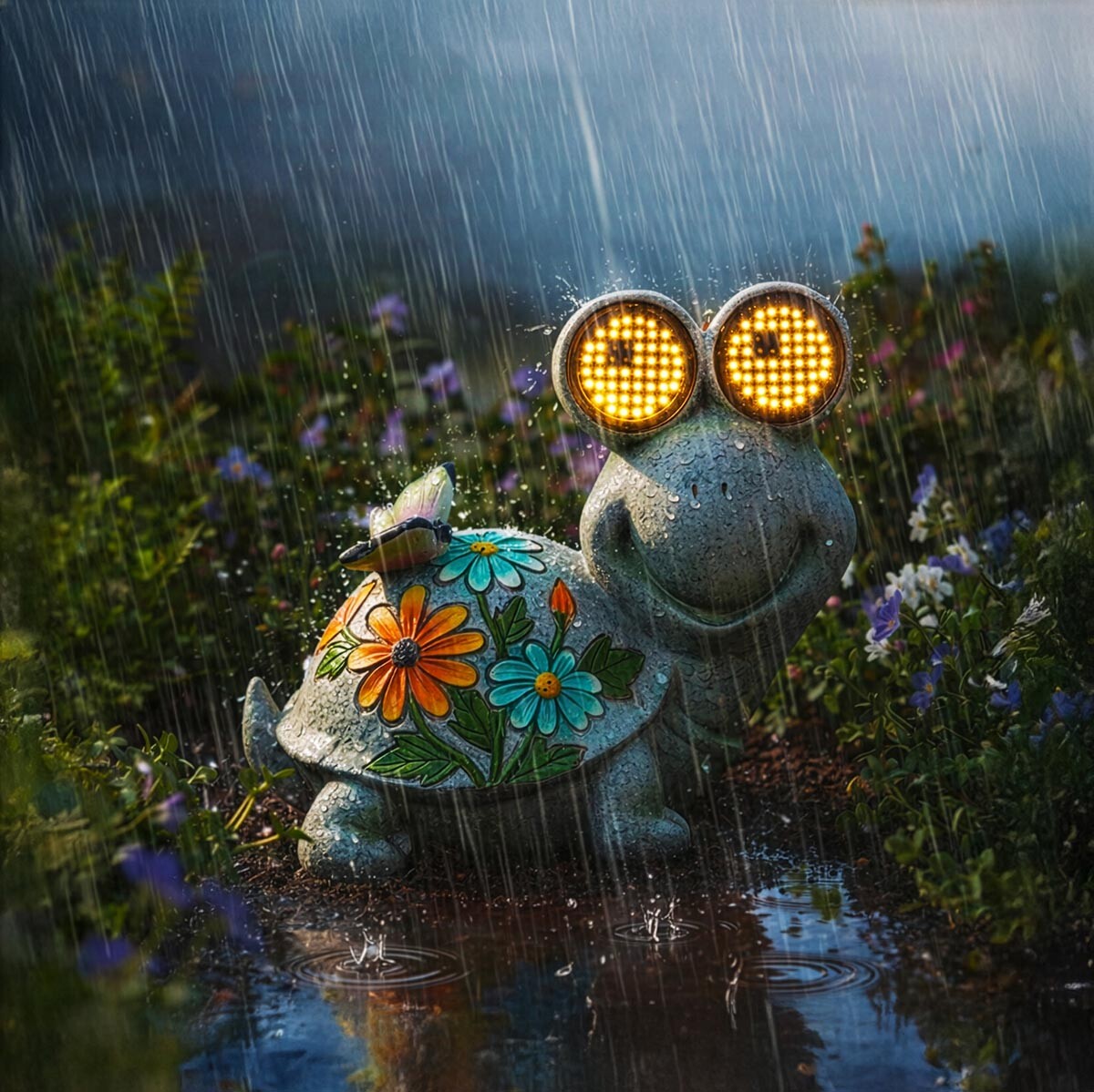 WENKO LED Solární zahradní soška Želva