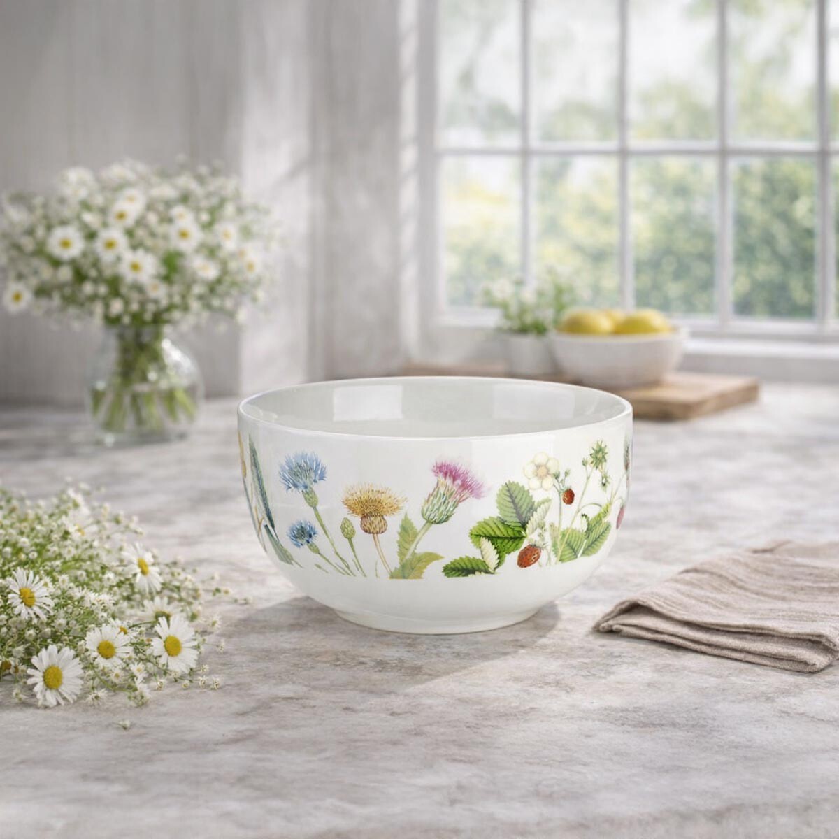 Gilde Porcelánová miska Divoké květy