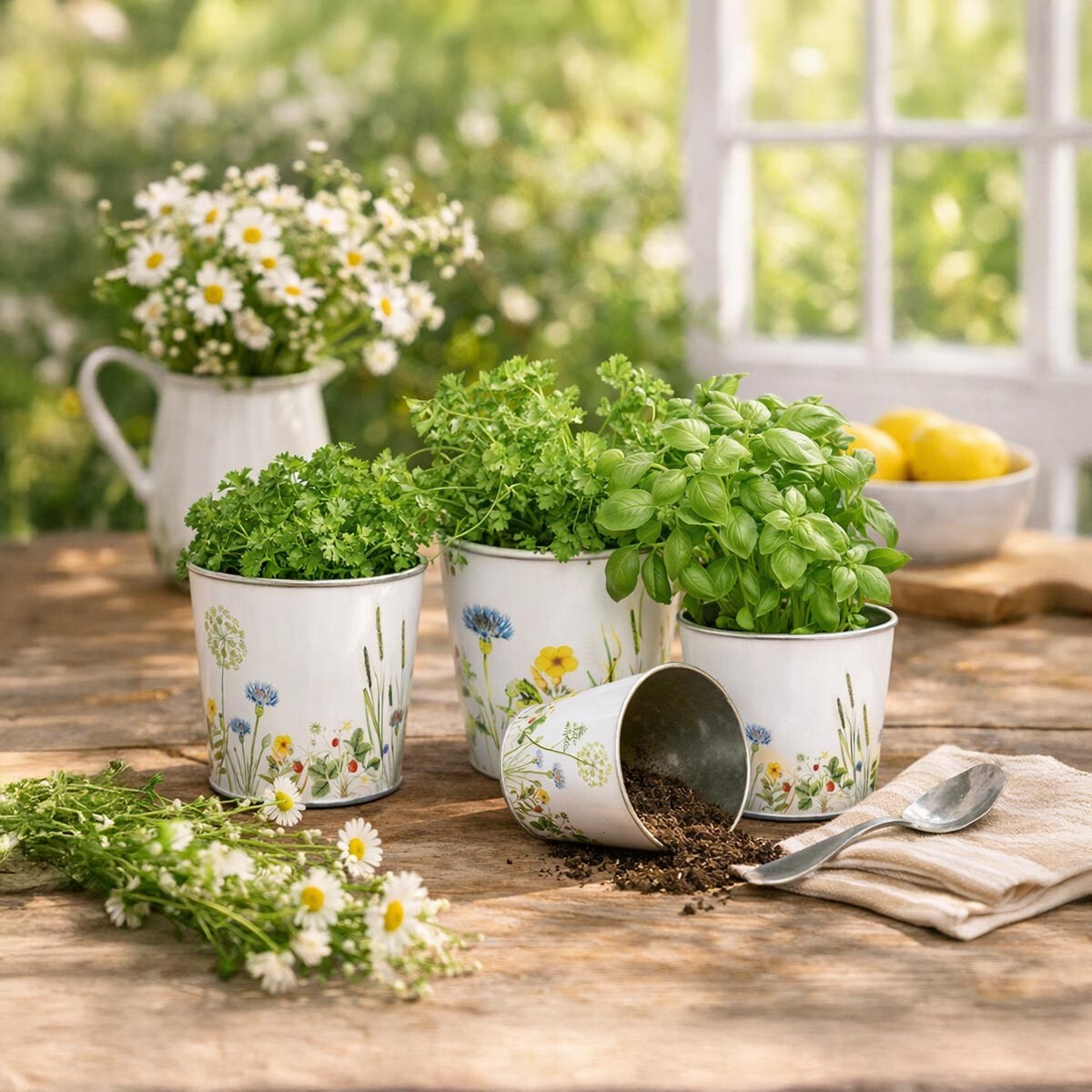 Gilde Obal na květináč Divoké květy, 11 cm