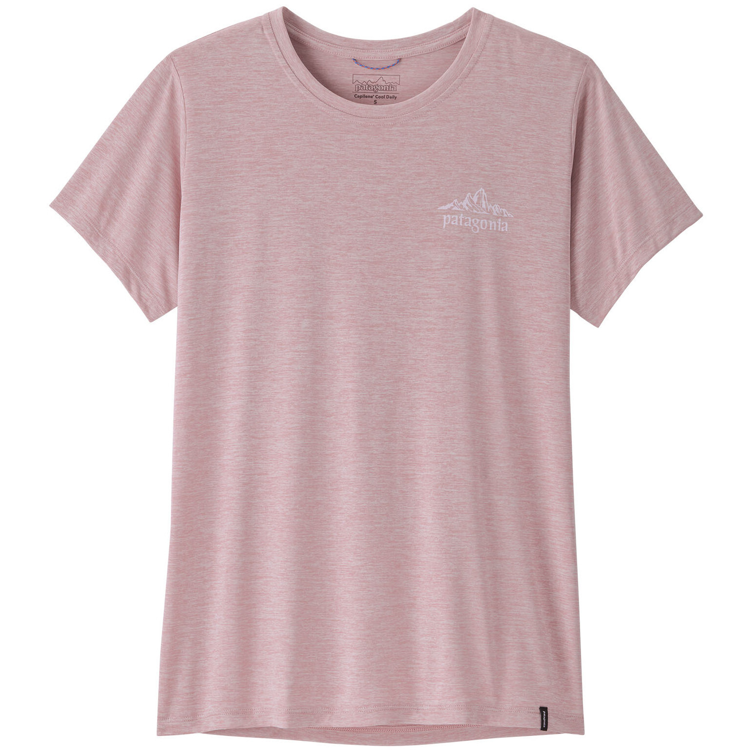 Dámské triko Patagonia Women's Capilene Cool Daily Shirt - Cloud Crag Velikost: M / Barva: růžová
