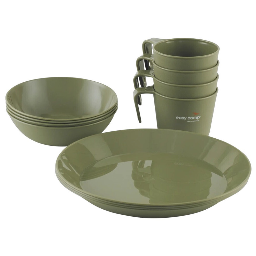 Jídelní set Easy Camp Moss 4 Dine Set Barva: zelená