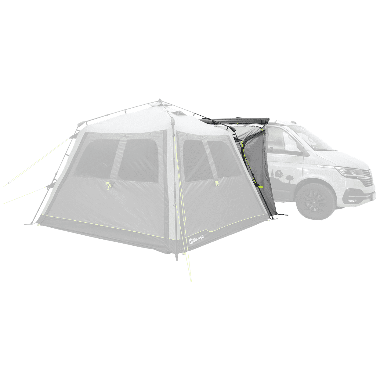 Konektor ke stanu Outwell Fastlane 300 Vehicle Connector with door Barva: šedá