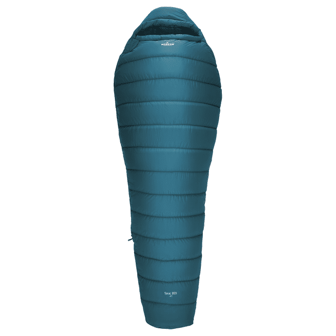 Péřový spacák Robens Serac 300 -4°C Long Zip: Levý / Barva: modrá