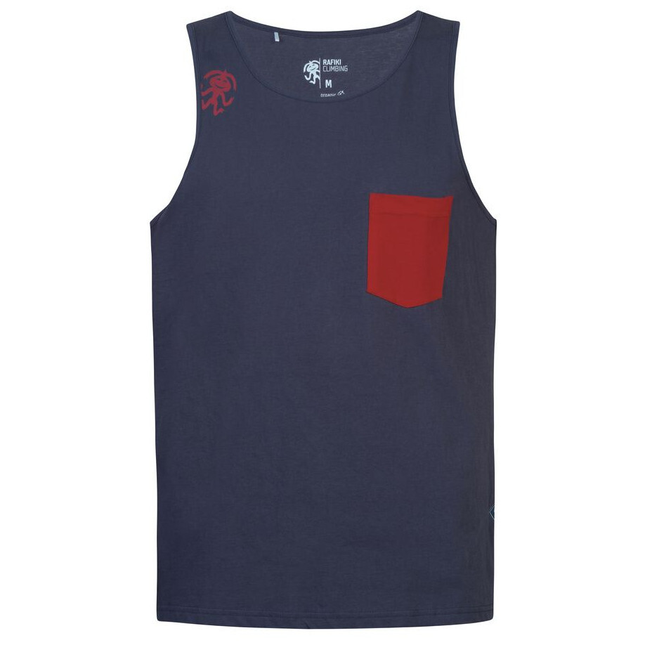 Pánské tílko Rafiki Slab Lt Velikost: L / Barva: šedá/červená