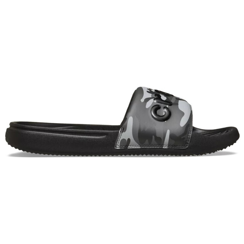 Pánské pantofle Crocs Crocs All Day Camouflage Slide Velikost bot (EU): 42-43 / Barva: černá/šedá
