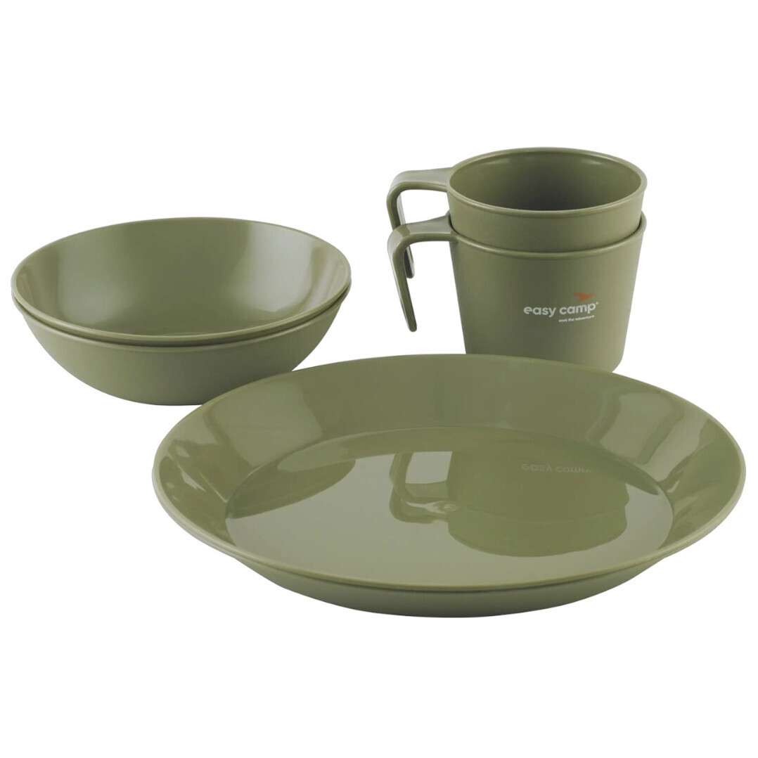 Jídelní sada pro 2 osoby Easy Camp Moss 2 Dine Set Barva: zelená