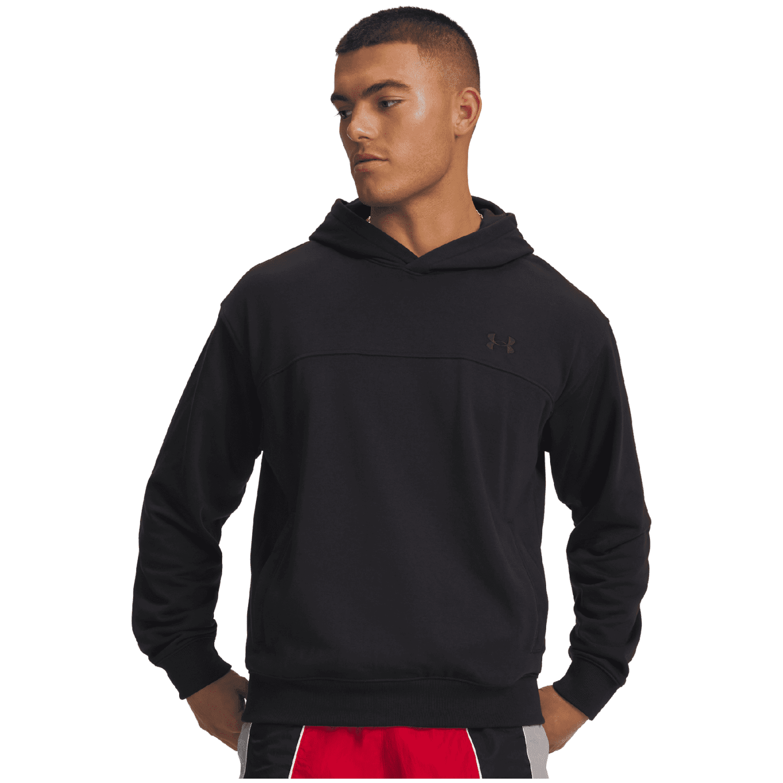 Pánská mikina Under Armour Rival LW Hoodie Velikost: S / Barva: černá