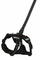 Postroj pes s vodítkem 2m CLIP&GO černá L Zolux