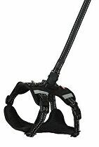 Postroj pes s vodítkem 2m CLIP&GO černá S Zolux