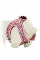 Postroj pes Síťový růžová XS Zolux