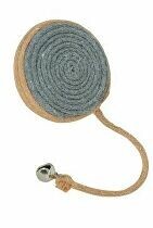 Hračka kočka GRIBOUILLE Svitek s rolničkou šedá Zolux