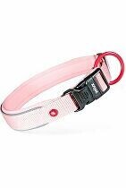 Obojek pes PREMIUM Nylon 15mm/25-30cm růžová Zolux