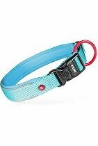 Obojek pes PREMIUM Nylon 15mm/25-30cm tyrkysová Zolux