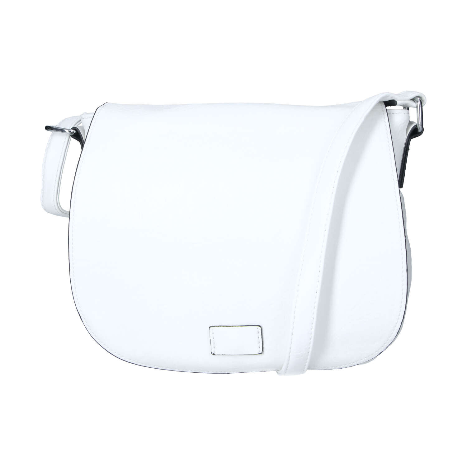 Menší dámská crossbody s velkou klopou Rashida, bílá