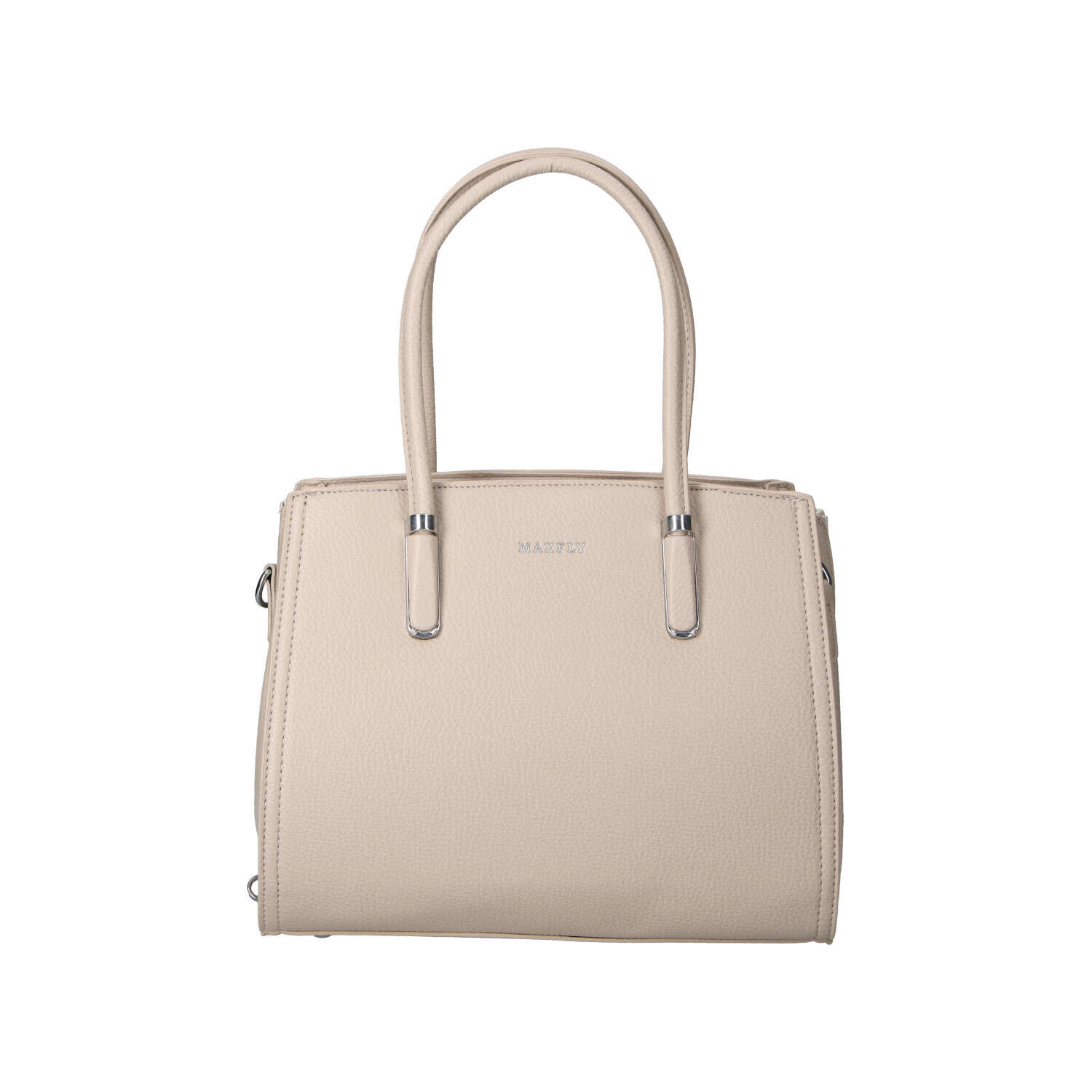 Elegantní dámská koženková kabelka na rameno Miraya, tmavě béžová