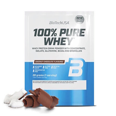 BioTech 100% Pure Whey 28 g Coconut Chocolate