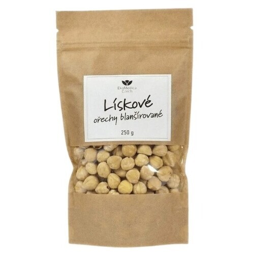 Lískové ořechy blanšírované 250g EkoMedica