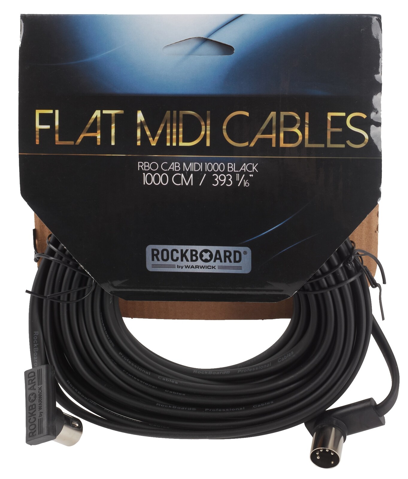 Rockboard Flat MIDI Cable Black 1000 cm (rozbalené)