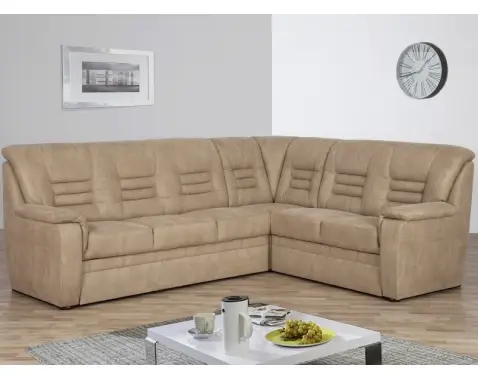 Rohová sedací souprava Merlin, béžová látka