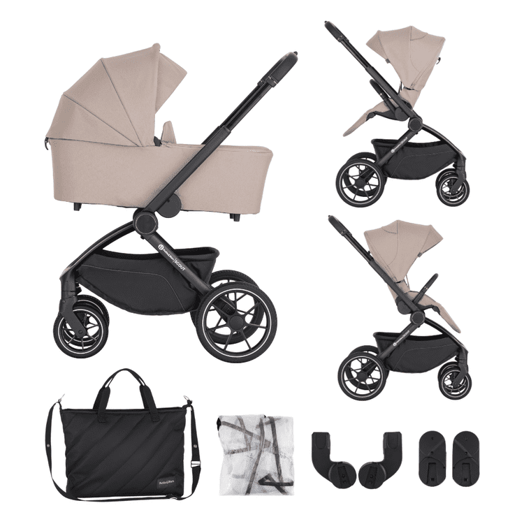 PETITE&MARS Kočárek kombinovaný SCOUT 2v1 Cappuccino Cream