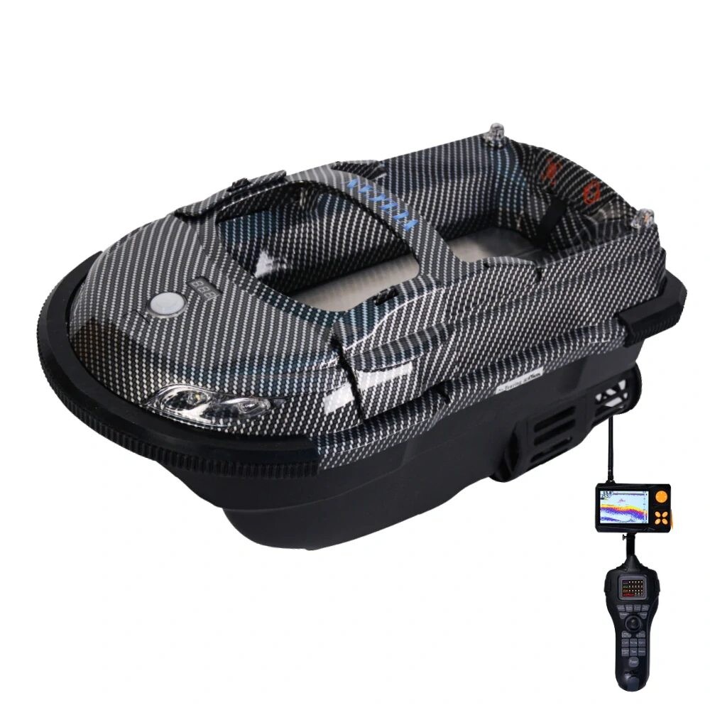 Boatman Zavážecí lodička Vulcan s Echolotem Carbon