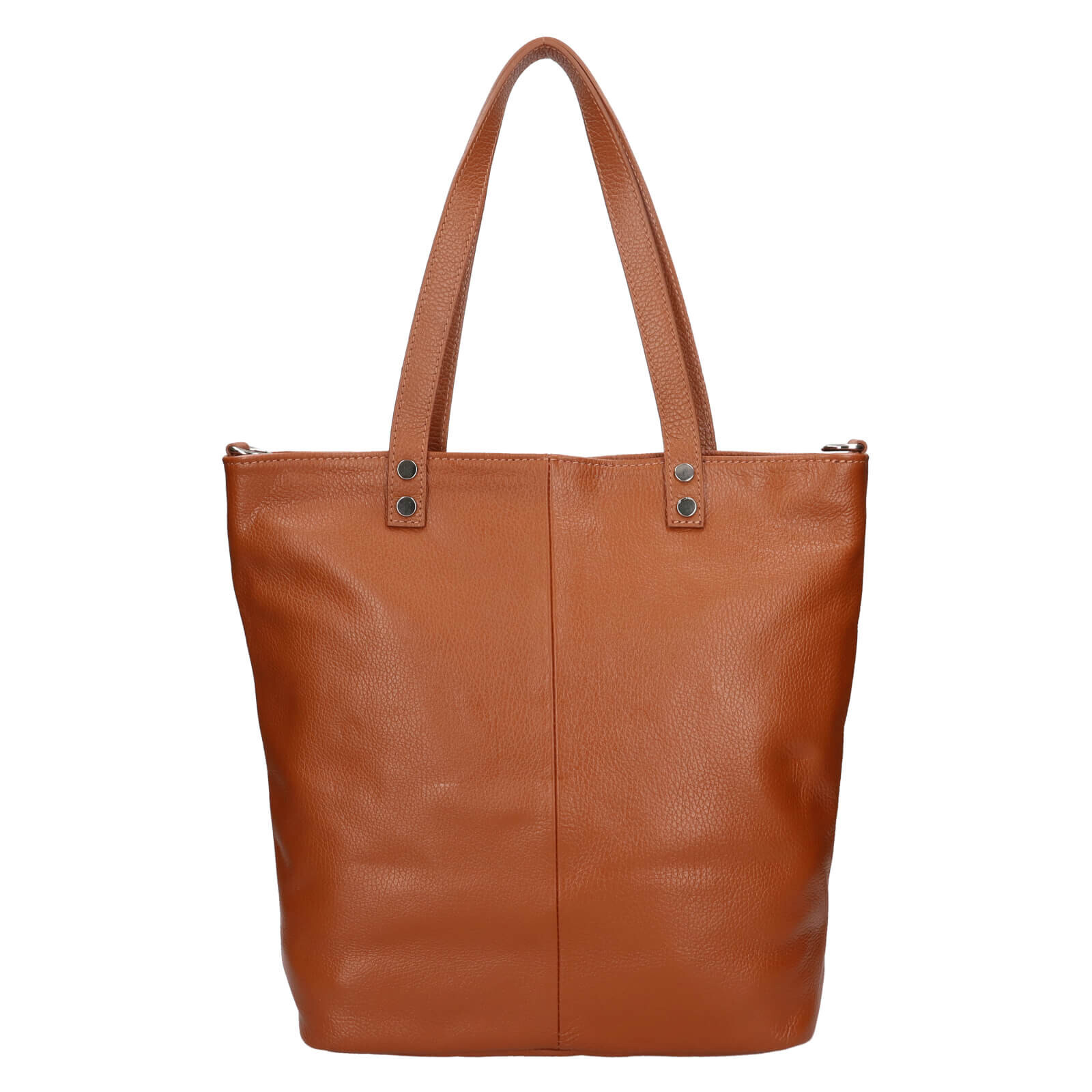 Dámská kožená kabelka Italia Elena - koňak