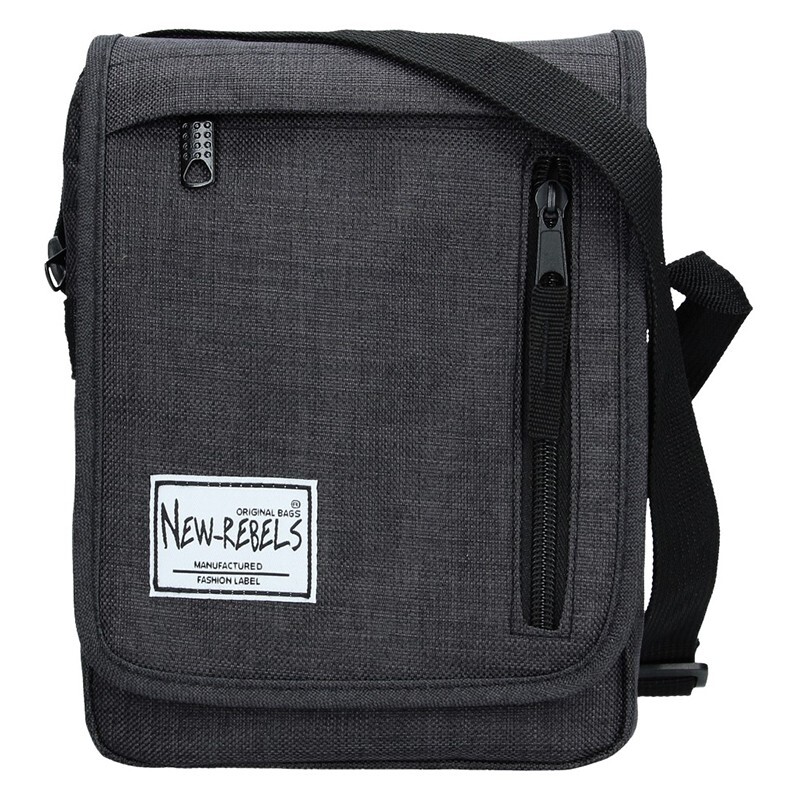 Pánská taška přes rameno New Rebels Bruno - černá