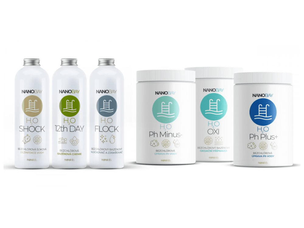 Nanolab Bazénový bezchlórový set KOMPLET