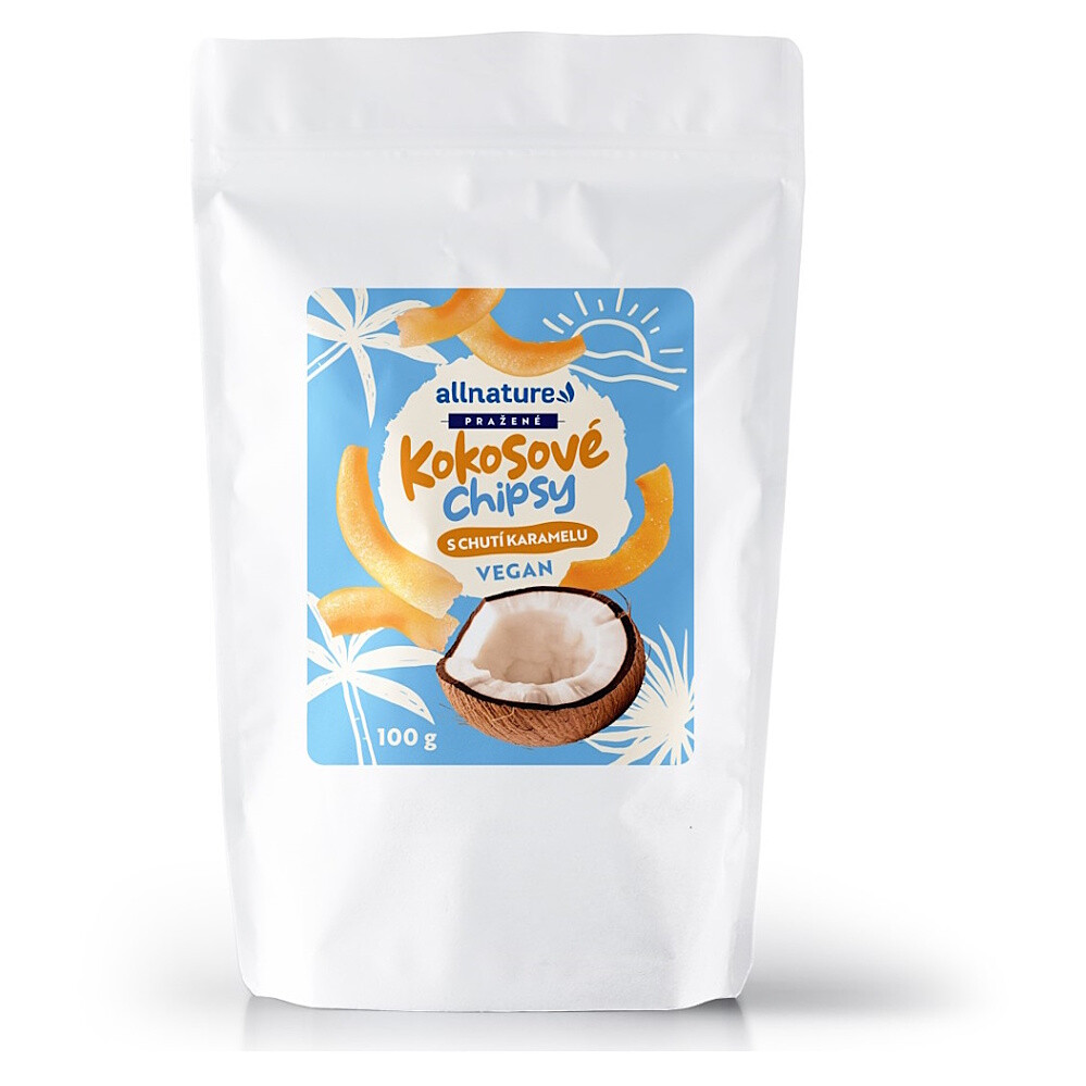 ALLNATURE Kokosové chipsy s karamelem 100 g