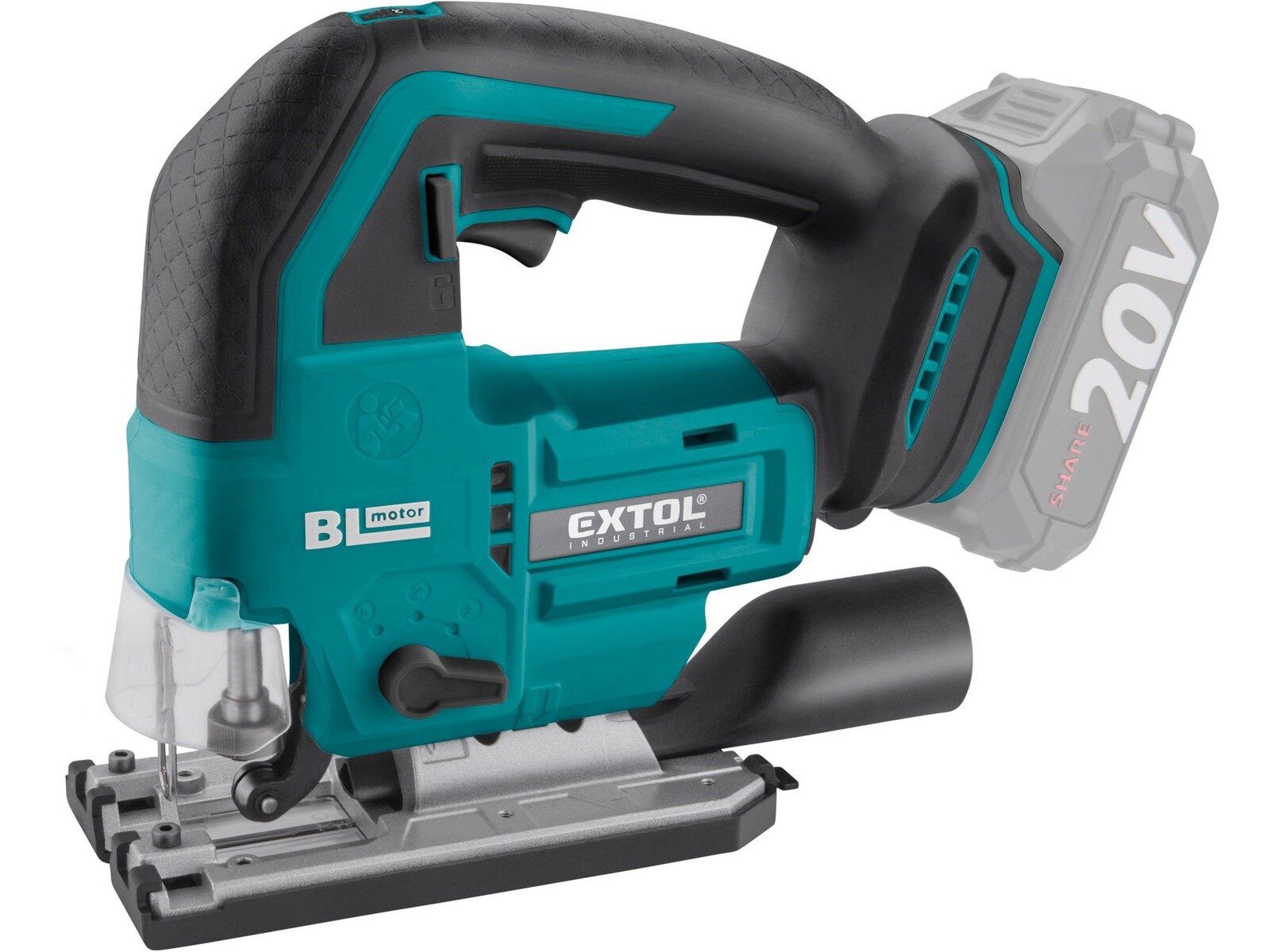 Extol Industrial 8791825 SHARE20V aku přímočará pila bez aku