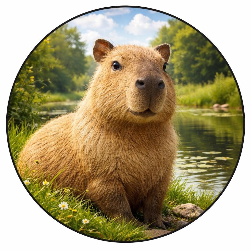 Hospodyňkám.cz Jedlý papír kapybara