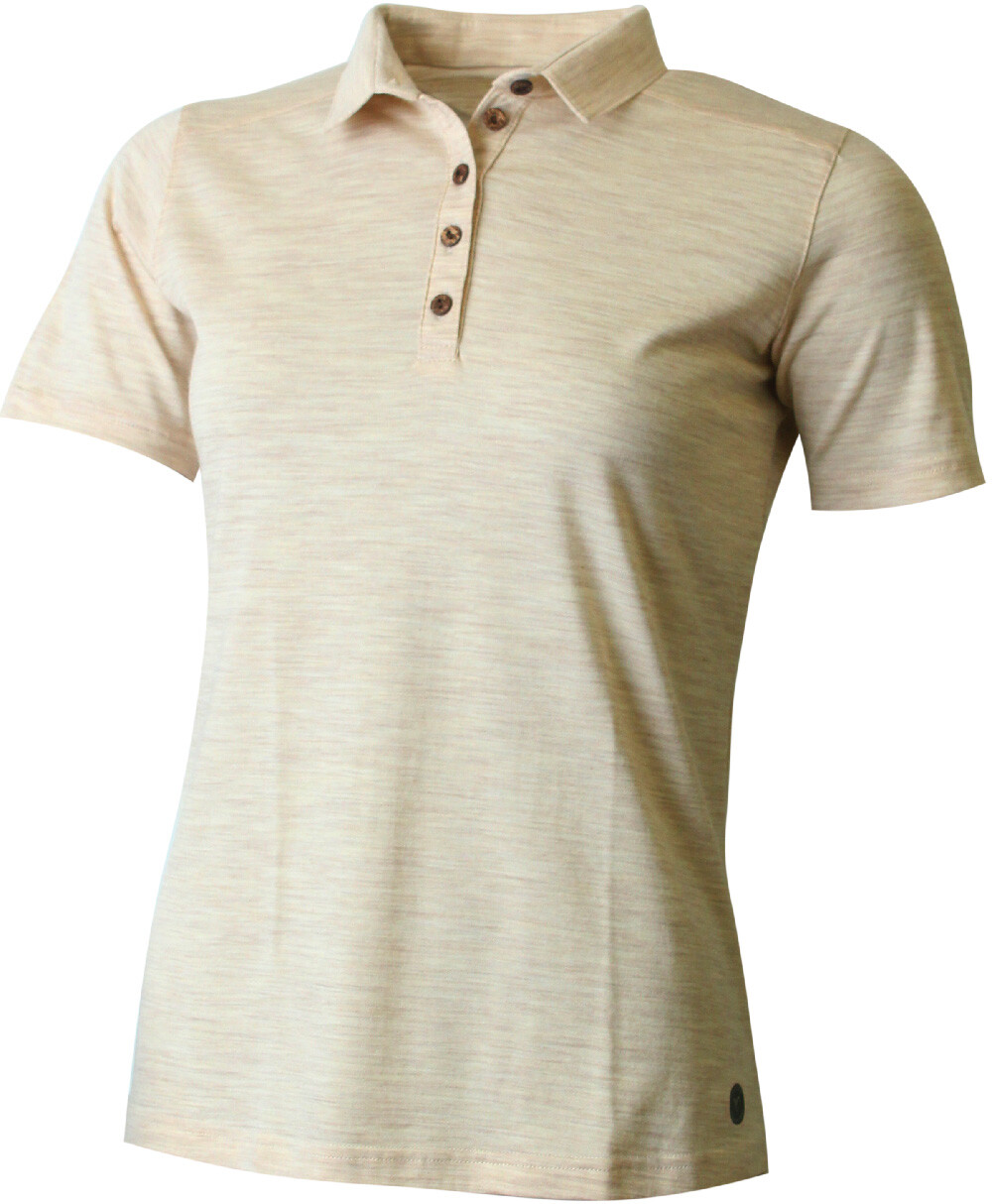 Lasting dámská merino polo košile BIBI 7200 béžová Velikost: L