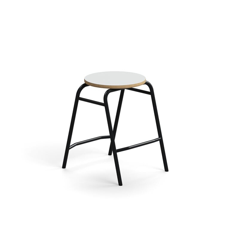 Stolička ALTUS, výška 510 mm, antracitová/šedá