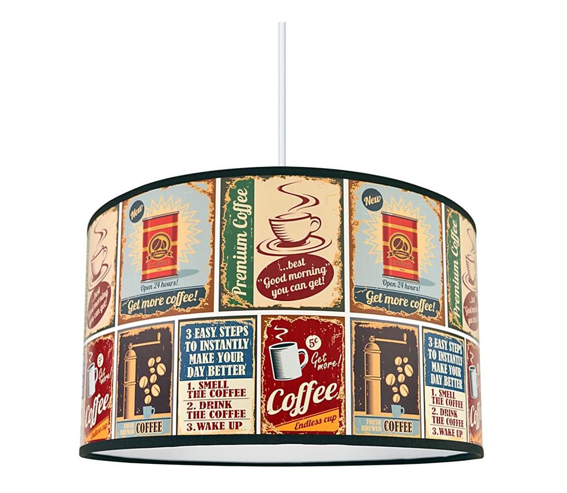 Lustr na lanku COFFEE 1xE27/60W/230V D-9041