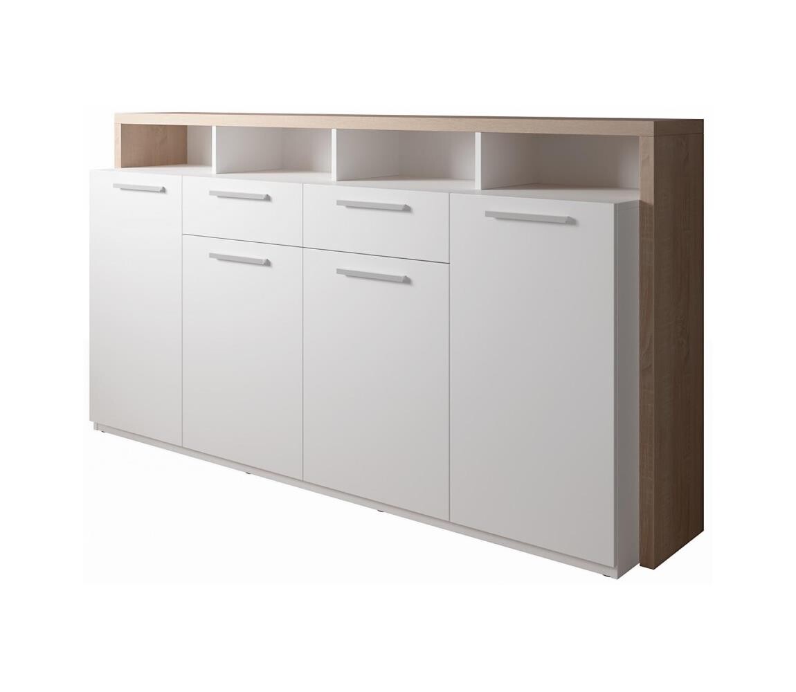 Komoda LEBY dub sonoma/bílá 5907758726259