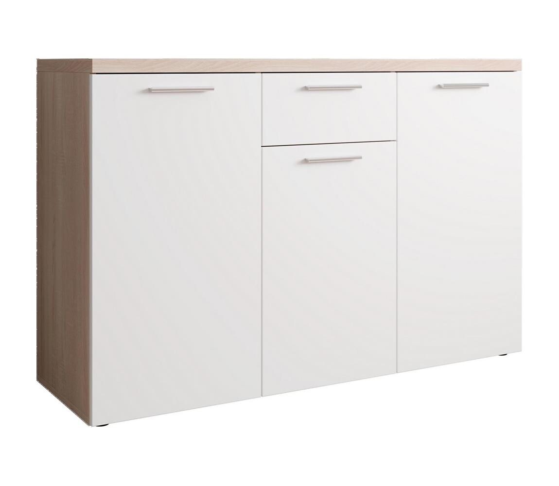 Komoda BRUNO dub sonoma/bílá 5907758726327