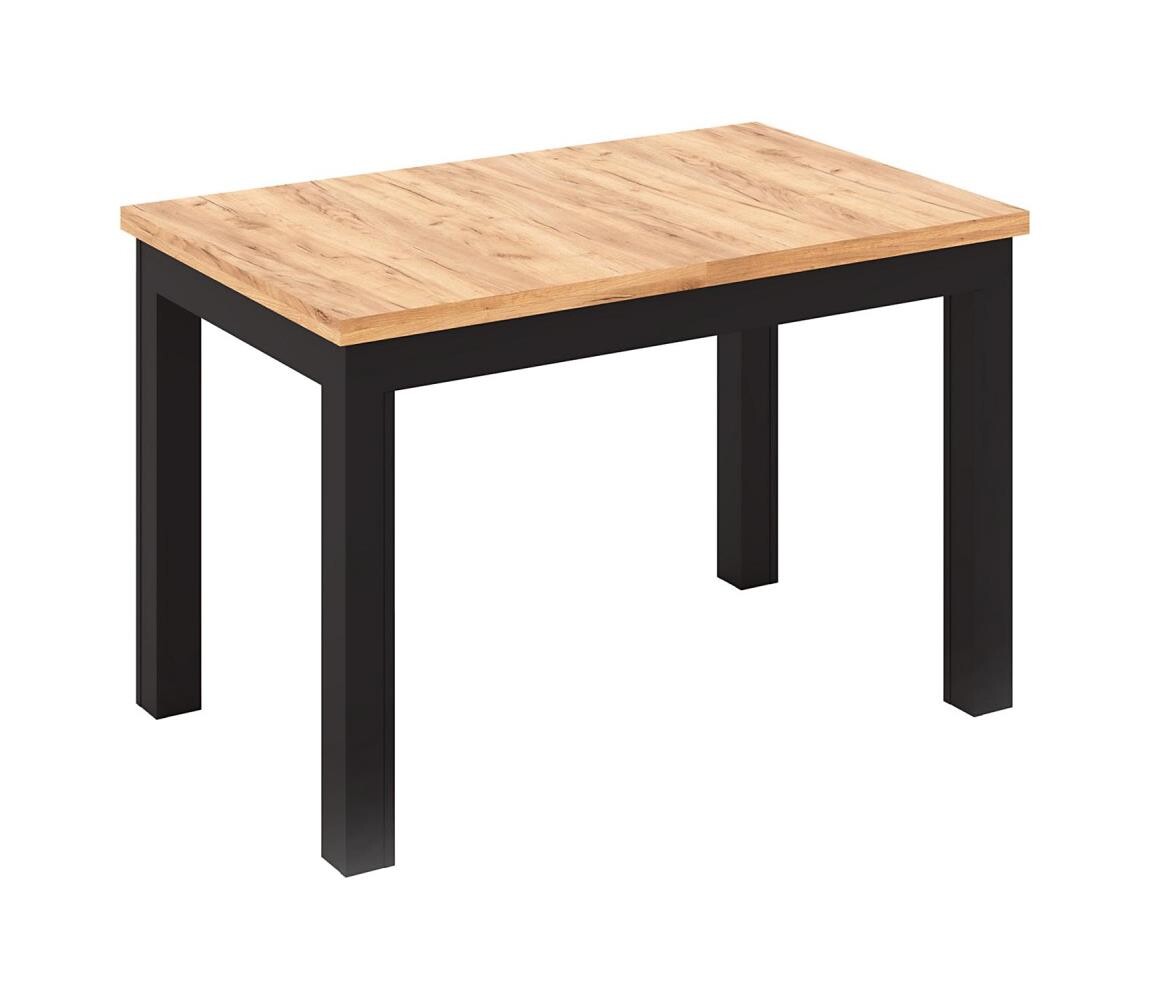 Rozkládací jídelní stůl DOO dub artisan/černá 5903018212708