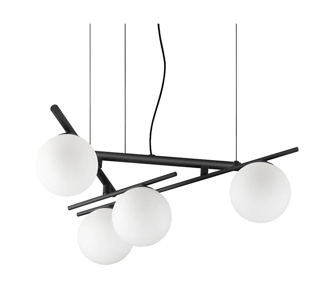 Ideal Lux - LED Lustr na lanku ATLAS 4xG9/3W/230V černá 365091