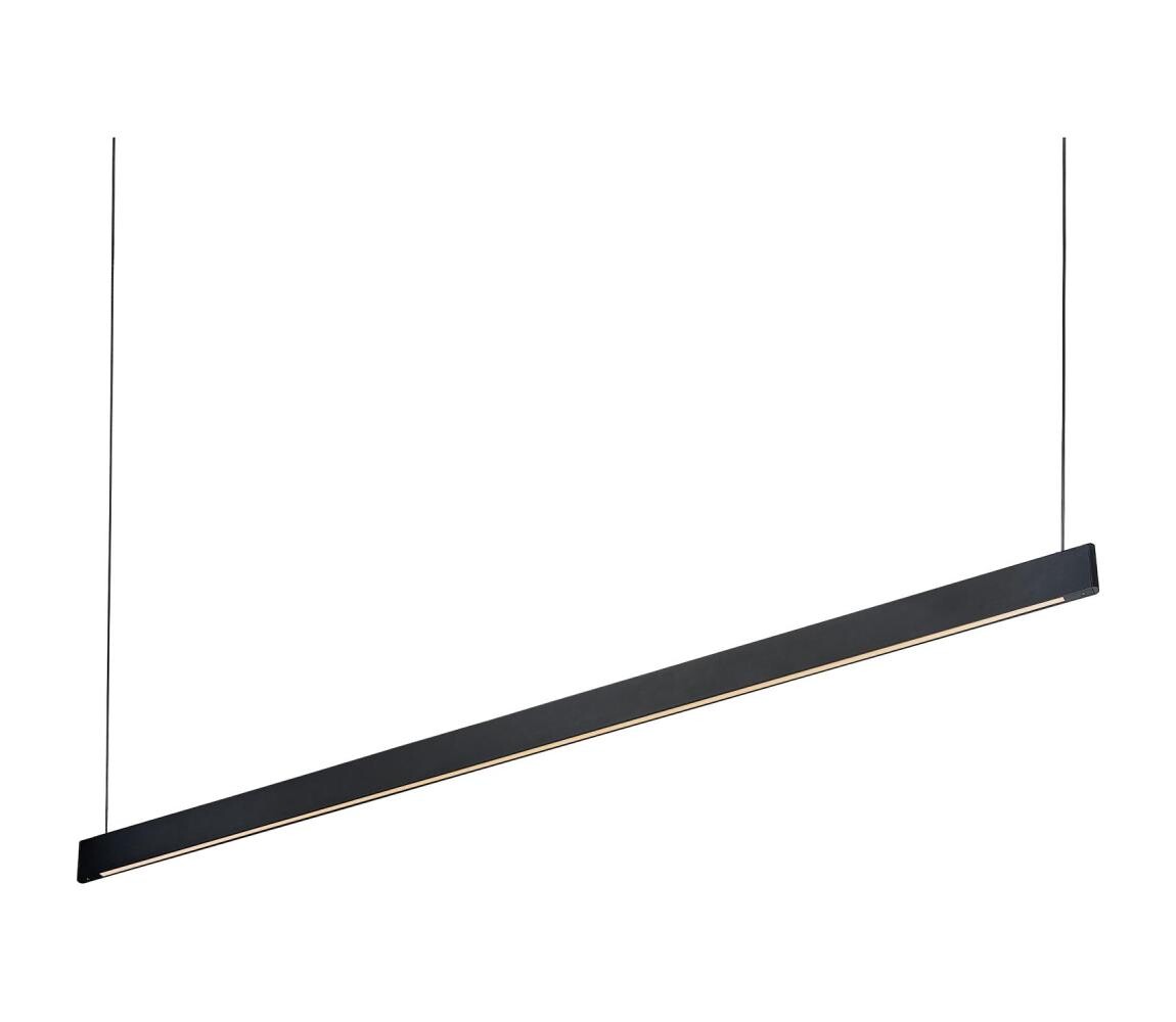 Ideal Lux - LED Lustr na lanku DESK WIDE LED/36W/230V CRI 90 120 cm černá 336190
