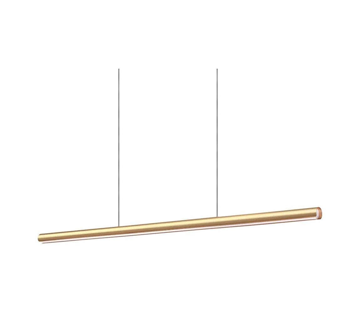 Ideal Lux - LED Stm lustr na lanku DORICA LED/35W/230V CRI 90 140 cm zlatá 366432