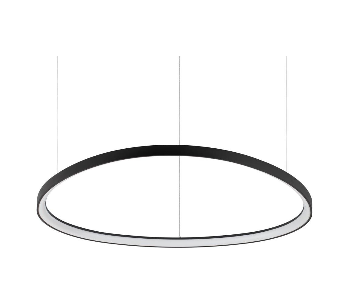 Ideal Lux - LED Lustr na lanku GEMINI LED/78W/230V 2700K pr. 105 cm CRI 90 černá 341620